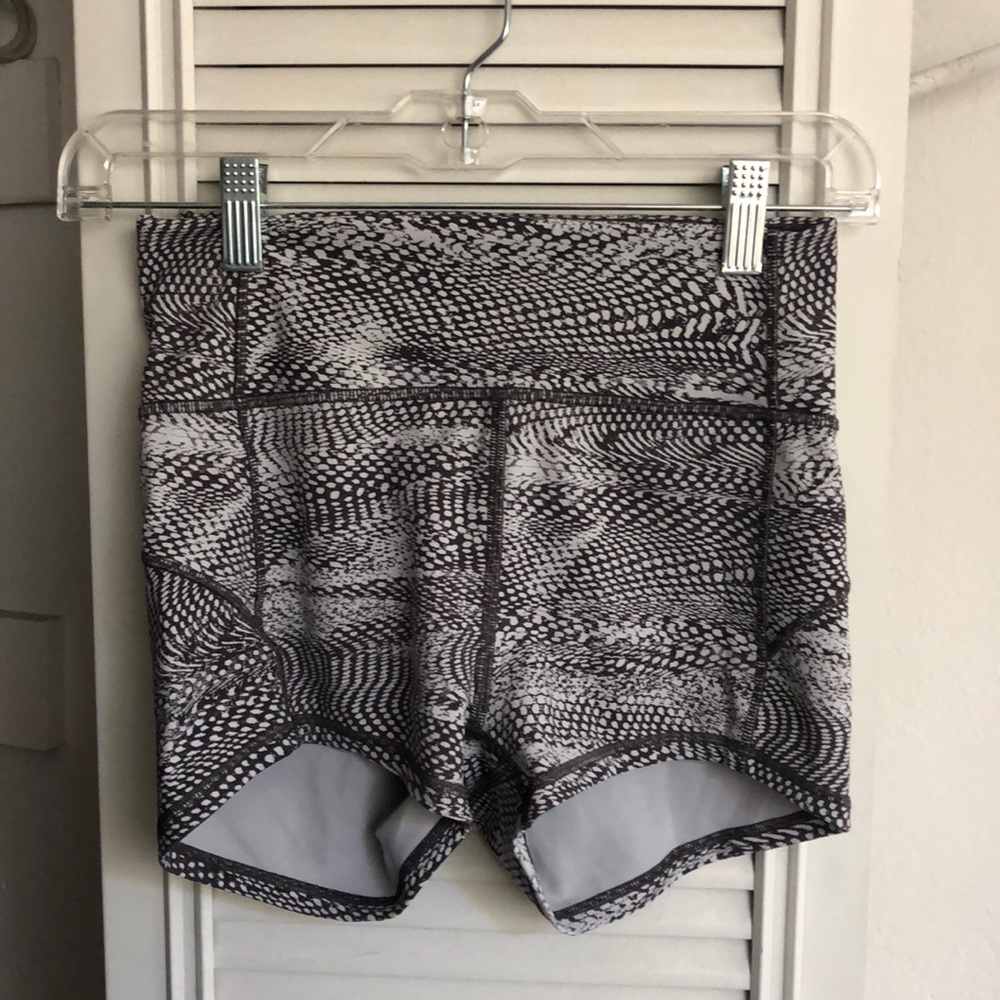 Lululemon snakeskin shorts